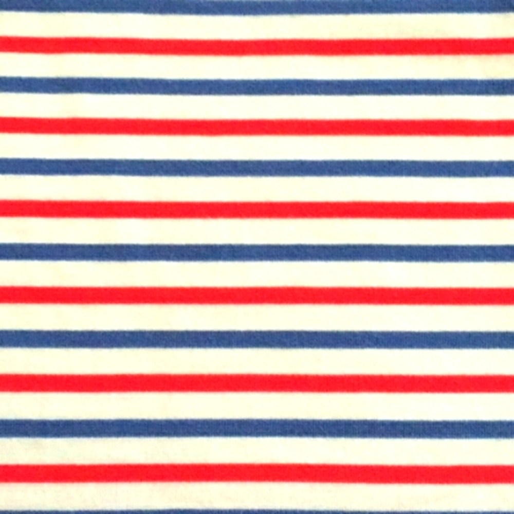 Red, White, and Blue striped crop top girls, Size L - Picture 3 of 4